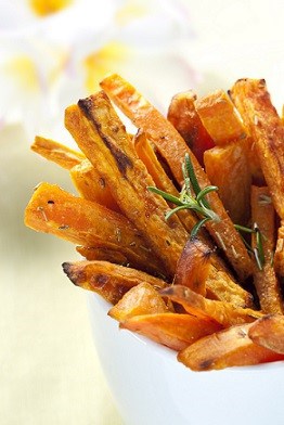 Sweet potatoes can clear acne.