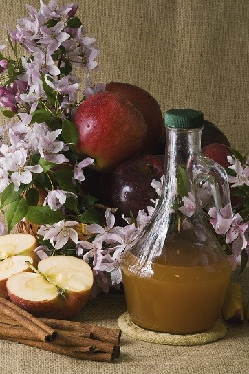 Apple cider vinegar for acne and skin.
