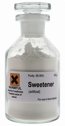 Aspartame alternative sweetener causes acne pimples.