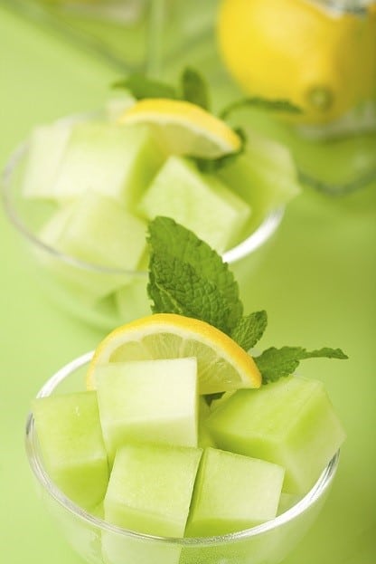 Honeydew melon may clear or cause acne.