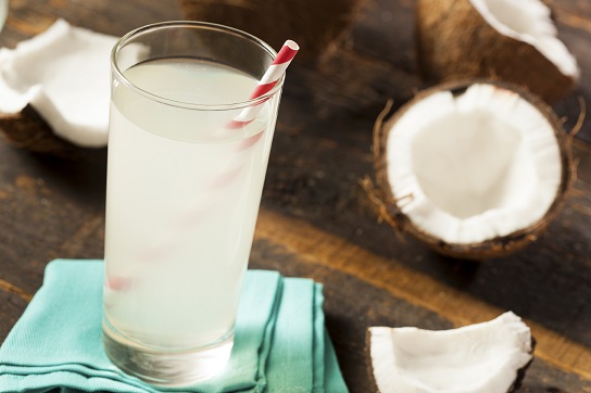 Does coconut water clear or cause acne?