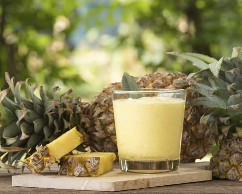 Fun ways to clear acne - eat pineapple.