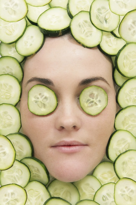 Foods that protect skin/acne from alcohol - cucumber.